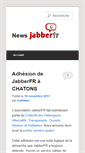 Mobile Screenshot of news.jabberfr.org